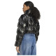Adidas Γυναικείο μπουφάν Essentials Glossy 2in1 Cropped Puffer